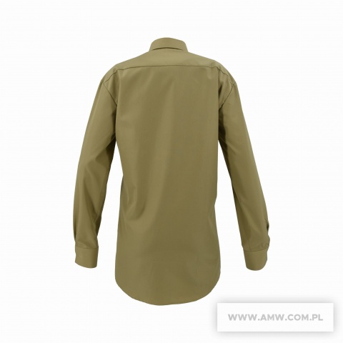 Koszula koloru khaki z długim rękawem  