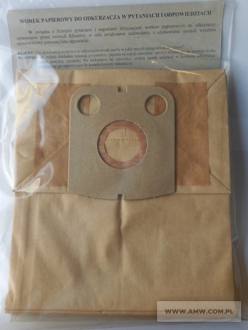 Worki papierowe do odkurzacza (kpl. 5 szt.) 