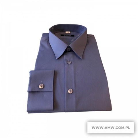 Koszula koloru stalowego  