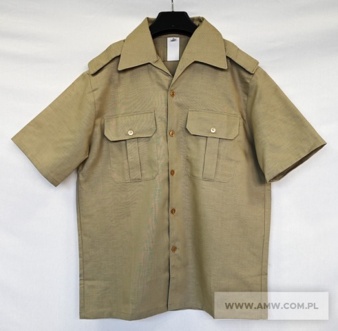 Koszula tropikalna z krótkim rękawem (lniana) 