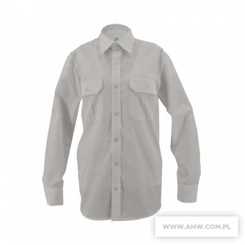 Koszulo-bluza oficerska z długim rękawem kolor biały 