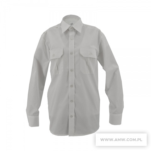 Koszulo-bluza oficerska z długim rękawem kolor biały 
