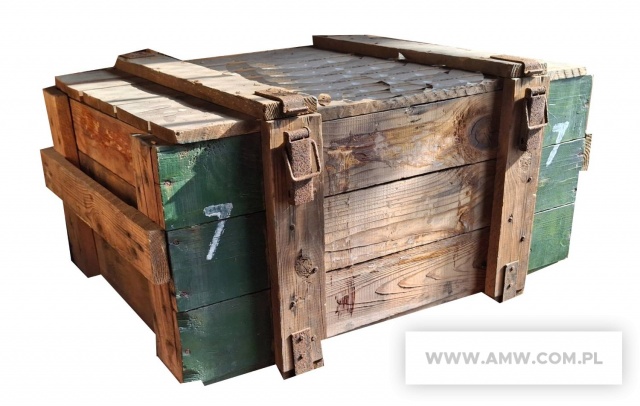 Skrzynia drewniana specjalna na maski MP-4 (740x520x350) 