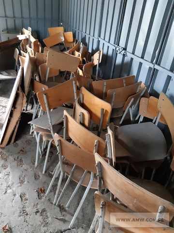 Krzesła biurowe na metalowej podstawie WP1-44 - pakiet w ilości 65 szt. 