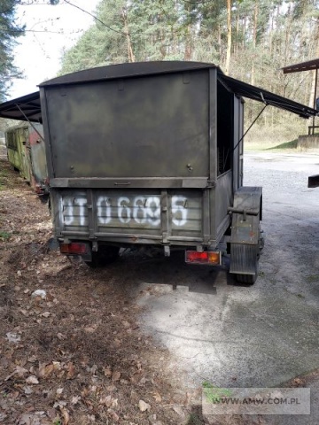 Polowa stacja zasilania do SKN-6 4KVA (4kW, 3x380V, 50Hz) na przyczepie  specjalnej 1,5 t 