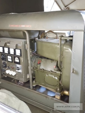 Polowa stacja zasilania do SKN-6 4KVA (4kW, 3x380V, 50Hz) na przyczepie  specjalnej 1,5 t 