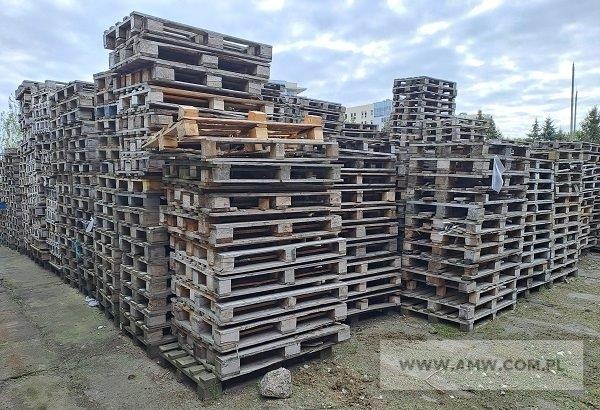 Odpadowe opakowania z drewna (zużyte drewniane palety przechowywane na wolnym powietrzu) (kod odpadu 15 01 03) 