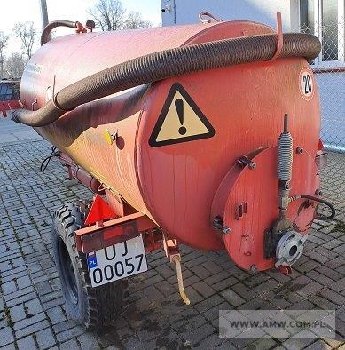 Przyczepa asenizacyjna T-507 1-os. (niekompletna) 
