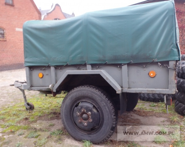Przyczepa transportowa małej ładowności 1,5 t 