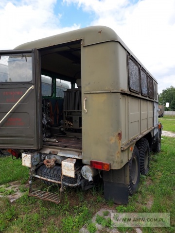 Polowa stacja zasilania SZ-2/S na samochodzie STAR-660M1 (z częściowym wyposażeniem, z wyciągarką), w tym m.in. ZSE PAD-16-3/400 (16 kW, 400/230 V, 50 Hz) itp. 