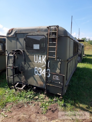 Nadwozie 117/AUM/PSŁ-2M/S (z częściowym wyposażeniem), w tym m.in.: dwa ZSE PAB 2-1/230 do PSŁ-2M (2 kW, 230 V, 50 Hz) itp. 