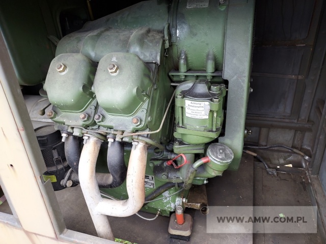 Zespół spalinowo-elektryczny PAD-8-3/400/P1 (8 kW, 380 V, 50 Hz) na przyczepie 1-os. (ładowność 0,8 t) 