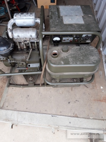 Zespół spalinowo-elektryczny AB-4-T/230/M-1/R (4 kW, 230 V, 50 Hz) na ramie 