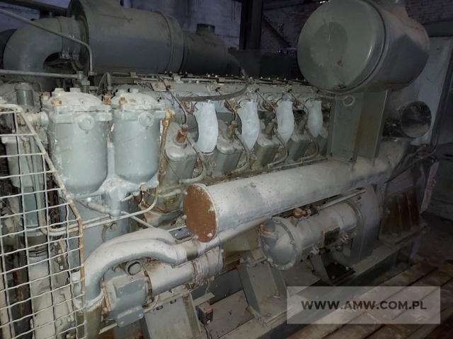 Zespół spalinowo-elektryczny WOLA 85ZPP-78H12/R/S (200 kW, 390/225 V, 50 Hz) na ramie 