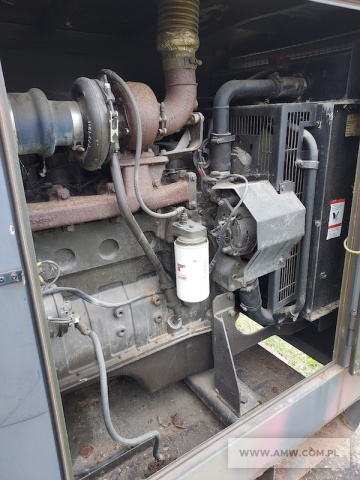 Agregat prądotwórczy CUMMINS 100 kVA (80 kW, 380/220 V, 50 Hz) na ramie (silnik wysokoprężny CUMMINS) 