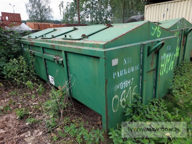 Pojemnik KP-7 3680x1770x1560 mm - pakiet zawierający 7 szt. 