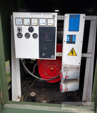 Agregat prądotwórczy FG WILSON V 110 (88 kW, 400/231 V, 50 Hz) na ramie (silnik VOLVO PENTA TD610G) 
