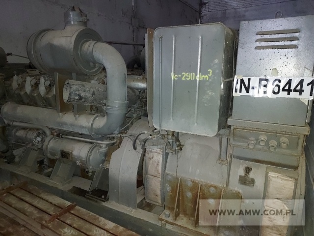 Zespół spalinowo-elektryczny WOLA 85ZPP-78H12/R/S (200 kW, 390/225 V, 50 Hz) na ramie 