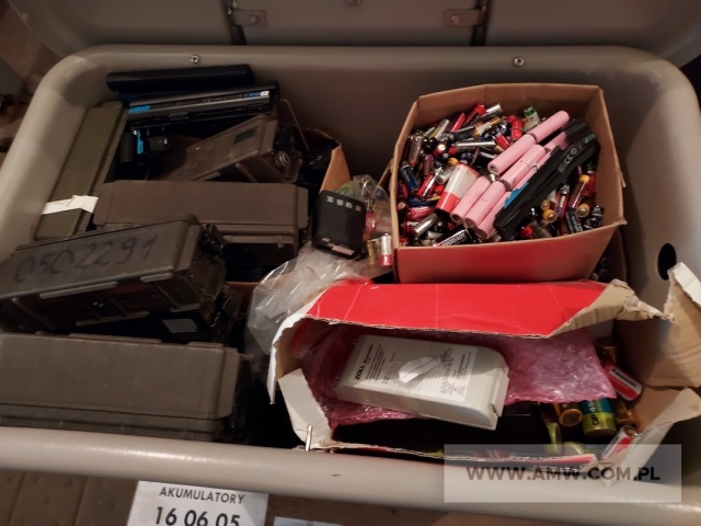 Zużyte inne baterie i akumulatory /kod odpadu 16 06 05/ 