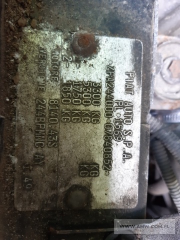 Samochód sanitarny FIAT DUCATO 2,8 JTD (z wyposażeniem wg opisu) 