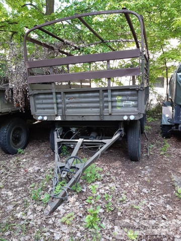 Przyczepa transportowa średniej ładowności AUTOSAN D-46 (2-osiowa, nośność 3 500 kg) 