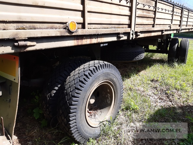 Przyczepa transportowa dużej ładowności AUTOSAN P-4 / D-616 (2-osiowa, nośność 11 500 kg) 