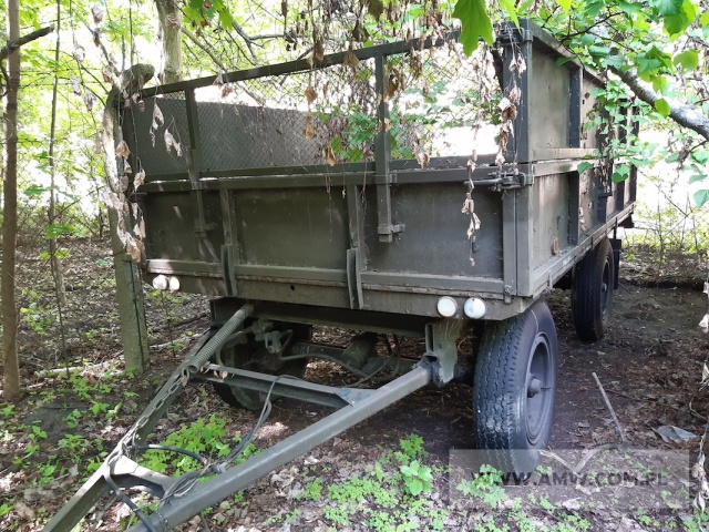 Przyczepa transportowa średniej ładowności AUTOSAN D-46 (2-osiowa, nośność 3 500 kg) 