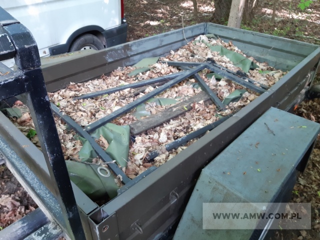 Przyczepa transportowa małej ładowności NIEWIADÓW B1 1500 13B (ładowność 900 kg) 