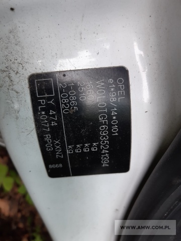 Samochód osobowy OPEL ASTRA II 1.4 