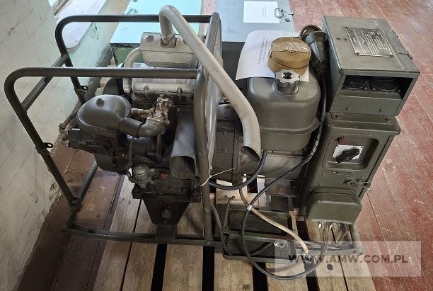 Zespół spalinowo-elektryczny AB-4-T/400-M1/R (4 kW, 400 V, 50 Hz) na ramie 