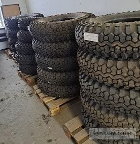 Opony, dętki i ochraniacze do środków transportowych - pakiet zawierający 17 poz. asort. (wg oddzielnego wykazu), w tym m.in.: opony 12.00-18 TS, opony 175R13 letnie, opony 6.00-18 /AM/, opony 6.00-9 GW-tył, dętki 10.00-20, dętki 11.00-20, dętki 12.00-18, dętki 13.00-530-533, dętki 9.00-20, ochraniacz dętki 7.50-20, ochraniacz dętki C-20 (6.50-20) itp. 