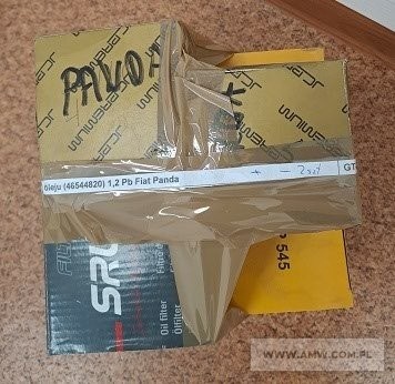 Techniczne środki materiałowe do samochodów osobowych KIA SORENTO, FIAT PANDA, MITSUBISHI L200, BERLINGO - pakiet zawierający 14 poz. asort. (wg oddzielnego wykazu), w tym m.in.: tarczo bębny, wahacz, sworznie wahacza, filtry różne itp. 