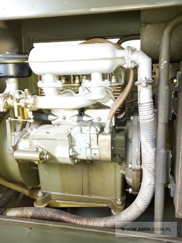 Polowa stacja zasilania do SKN-6 4KVA (4kW, 3x380V, 50Hz) na przyczepie specjalnej 1,5 t 
