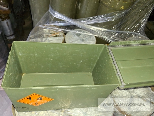 Pudełko M2A1 na amunicję (metalowe 307x185x155 mm) - pakiet zawierający 1.800 szt. 
