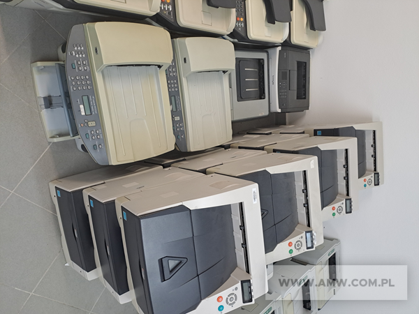 Drukarki biurowe różne - pakiet zawierający 42 poz. asort. (wg oddzielnego wykazu), w tym m.in.: drukarki HP LASER JET - różne, drukarki KYOCERA - różne, urządzenia wielofunkcyjne - różne itp. 