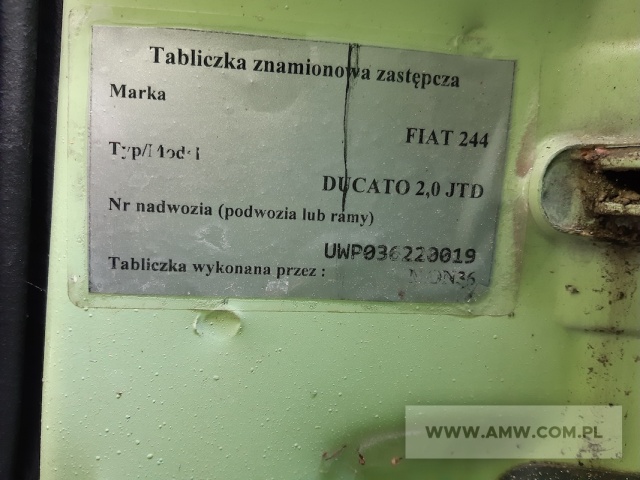 Mikrobus FIAT DUCATO 11 2,0 JTD (wgnieciona maska) 