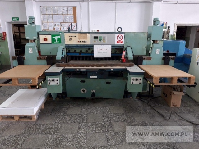 Gilotyna PERFECTA SEYPA 132-4 (uszkodzona belka dociskowa, do demontażu) 