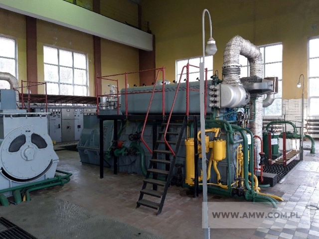 Instalacja do wytwarzania sprężonego powietrza (do demontażu, z częściowym ukompletowaniem) - pakiet zawierający 6 poz. asort., w tym: sprężarka powietrza bezsmarowa 6B8-B6 – 2 szt., zbiornik na sprężone powietrze 5800 l 25MPA 8109X1230 – 2 szt., zespół prądotwórczy 8 BAH-22 z generatorem GD10-560-50/02 (560 kVA, 400 V, 50 Hz) – 2 szt. 