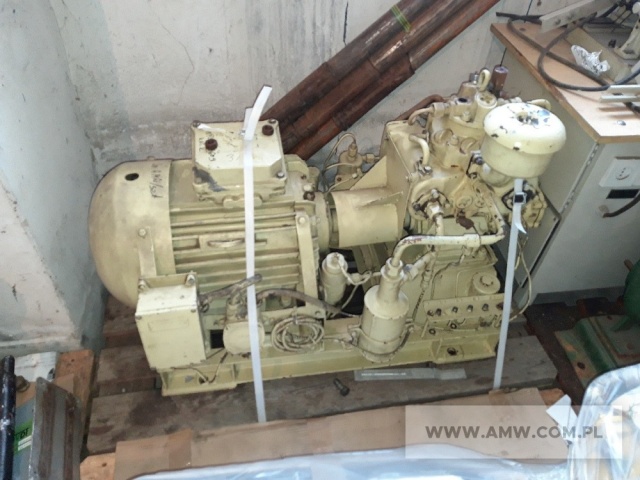 Silniki spalinowe i sprężarki (z demontażu) - pakiet zawierający 4 poz. asort., w tym: silnik spalinowy 07.135 R6TC, silnik spalinowy M520 prawy, sprężarka powietrza SF1-125, zespół sprężarkowy EKPA-2/150 