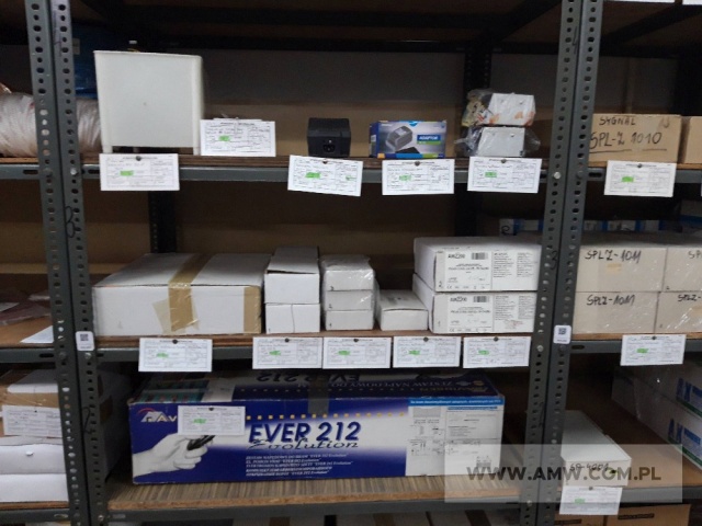 Elementy do budowy systemu alarmowego - pakiet zawierający 199 poz. asort. (wg oddzielnego wykazu), w tym m.in.: czujki magnetyczne, kamery, manipulatory, zasilacze, obudowy centrali alarmowych, szyfratory sygnalizatory zewnętrzne itp. 