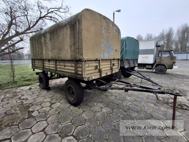 Przyczepa transportowa średniej ładowności D-46, 2-osiowa (ładowność 3,5 t) 