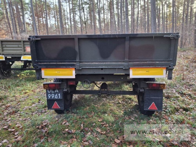 Przyczepa transportowa średniej ładowności D-46, 2-osiowa (ładowność 3,5 t) 