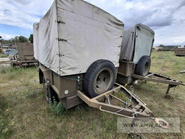 Urządzenie grzejne do wody na przyczepie P-1.5 t UG-65 1-osiowej (z częściowym wyposażeniem) 
