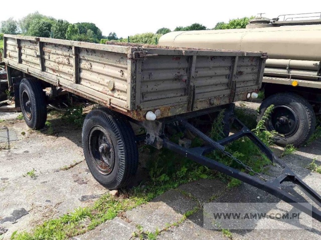 Przyczepa transportowa średniej ładowności D-46, 2-osiowa (ładowność 3,5 t) 