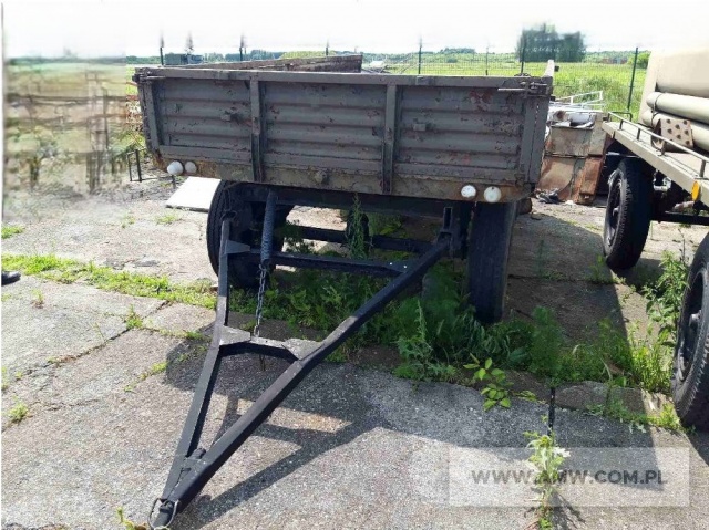 Przyczepa transportowa średniej ładowności D-46, 2-osiowa (ładowność 3,5 t) 