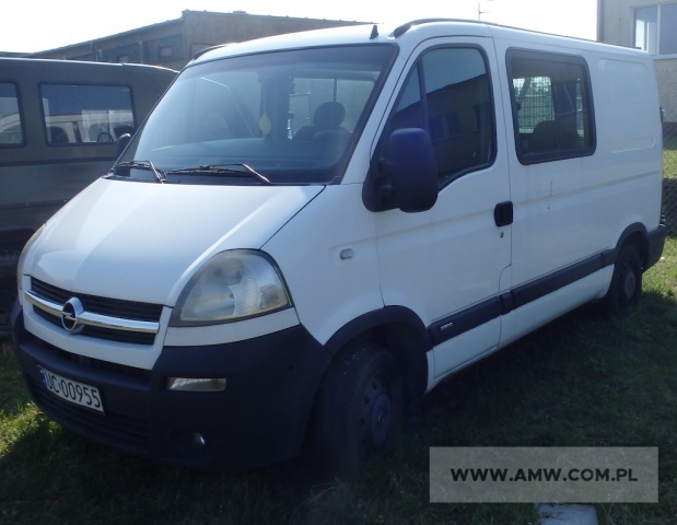 Samochód ogólnego przeznaczenia małej ładowności OPEL MOVANO A 2,5 CDTI 