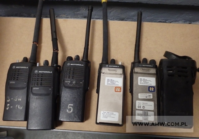 Radiotelefon GP340 - pakiet zawierający 18 szt. (wg oddzielnego wykazu) 