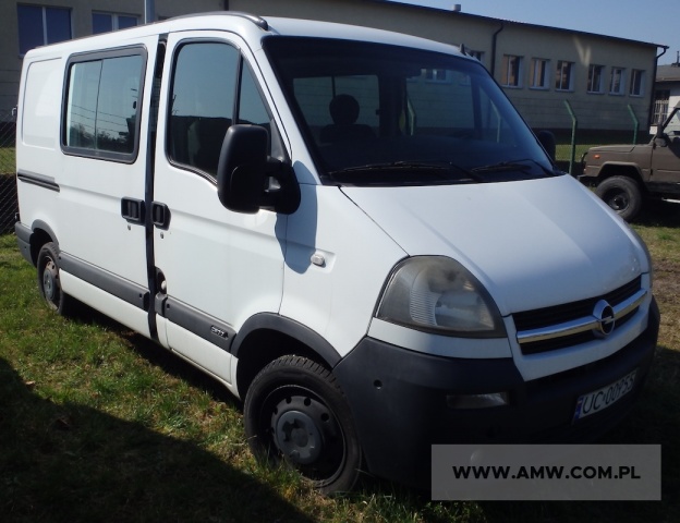 Samochód ogólnego przeznaczenia małej ładowności OPEL MOVANO A 2,5 CDTI 