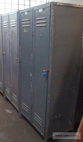 Szafa na odzież metalowa 1850x800x520 WP2-34 - pakiet zawierający 15 szt. 