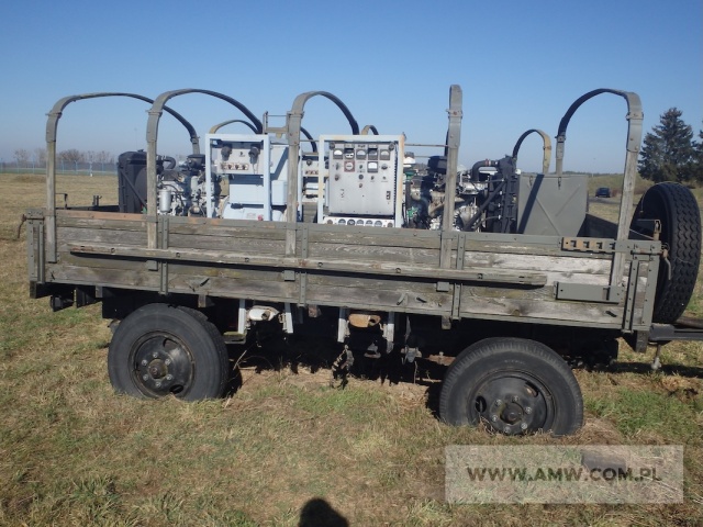 Zespół spalinowo elektryczny AB-12-T/400 (15 kVA, 400 V, 50 Hz) - pakiet zawierający 4 kpl. na dwóch przyczepach (wg oddzielnego wykazu) 
